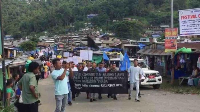 Joint Action Committee holds public rally over the murder of teenage girl