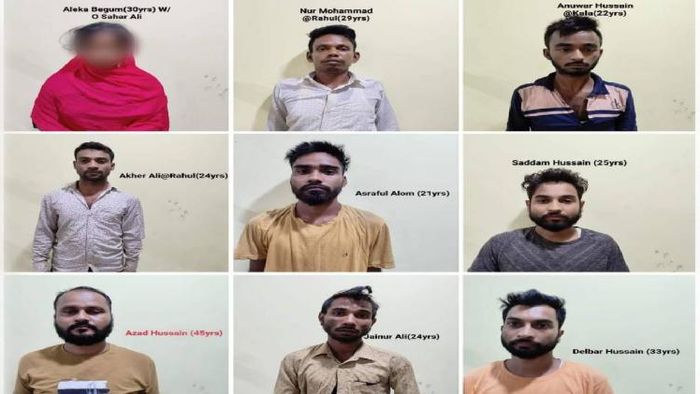 Assam: 9 traffickers including one woman arrested by Barpeta Police