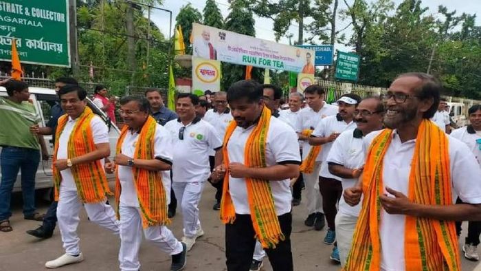 'Run for Tea' campaign in Tripura