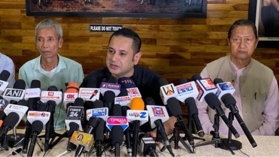 Former BJP MLA Burba Mohan Tripura joins TIPRA Motha Former BJP MLA Burba Mohan Tripura joins TIPRA Motha