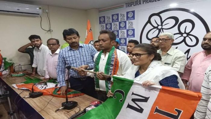 TDF state president while joining Trinamool Congress today