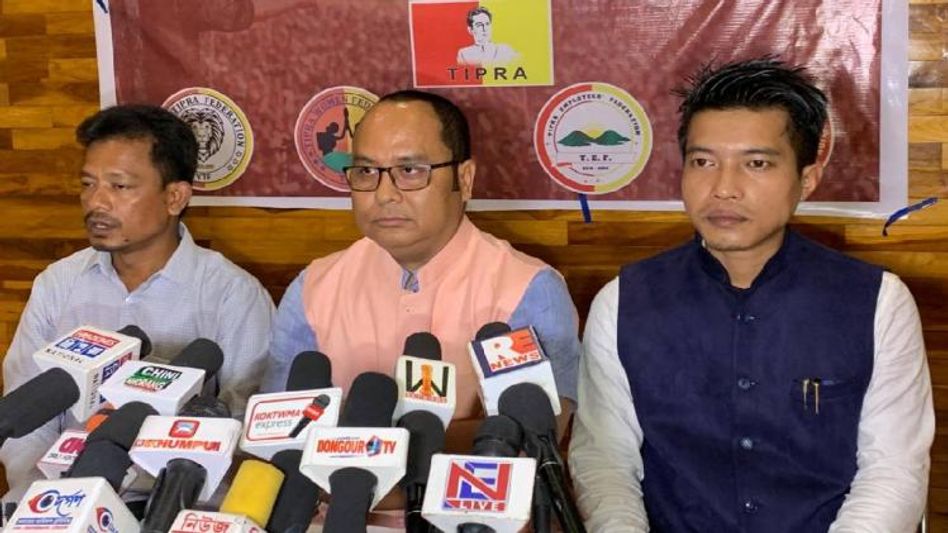 Tripura: Tipra Motha slams BJP leader JP Nadda of making false claims of development, fulfilment of promises Tripura: Tipra Motha slams BJP leader JP Nadda of making false claims of development, fulfilment of promises