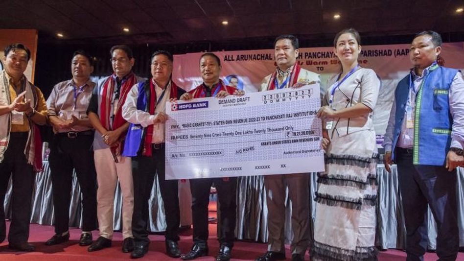 Arunachal CM releases Rs 79.21 crore to Panchayati Raj Institutions Arunachal CM releases Rs 79.21 crore to Panchayati Raj Institutions
