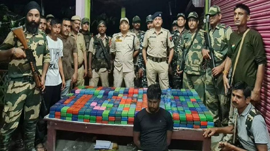 Assam: Police seize 9.46 kgs of heroin in Karimganj, one held Assam: Police seize 9.46 kgs of heroin in Karimganj, one held