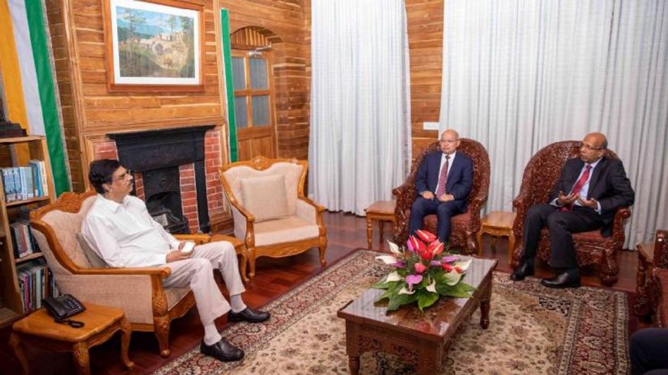 Mizoram: Indian Ambassadors to Myanmar, Slovakia meet state's Governor Hari Babu Kambhampti Mizoram: Indian Ambassadors to Myanmar, Slovakia meet state's Governor Hari Babu Kambhampti