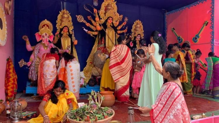 Tripura: Women folk observe ‘sindoor khela’ before bidding farewell to Goddess Durga