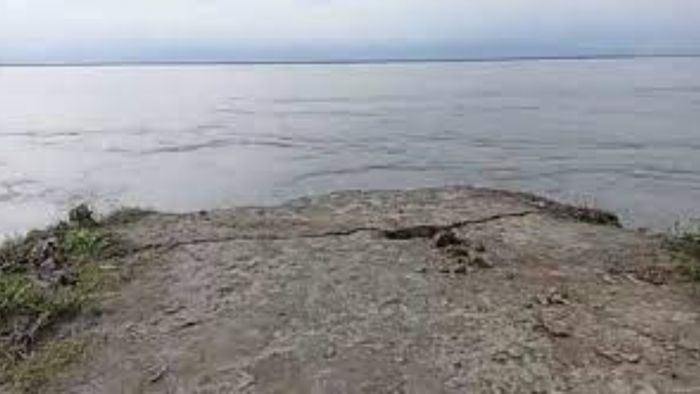 Erosion near the Maijan area in Dibrugarh