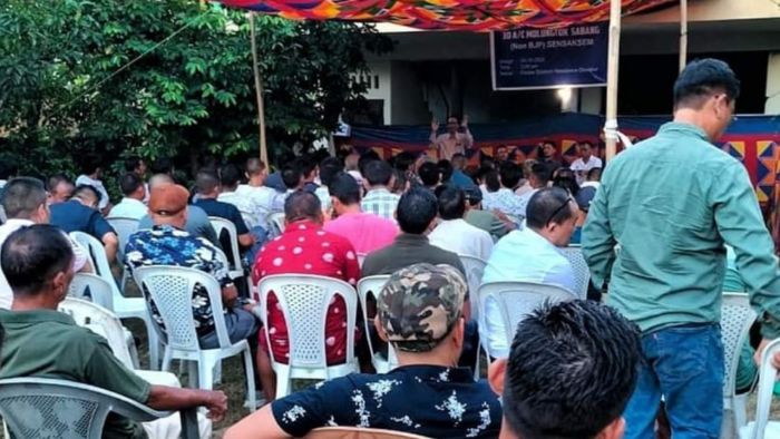 30th Alongtaki Molungtok Sapang (non-BJP) held a consultative meeting