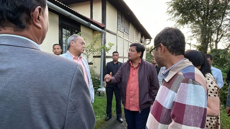 Meghalaya CM inspects Pine Mount School, ensures new hostel facility before next academic session Meghalaya CM inspects Pine Mount School, ensures new hostel facility before next academic session