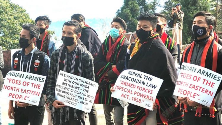 Naga Students’ Federation (NSF) has condemns AFSPA