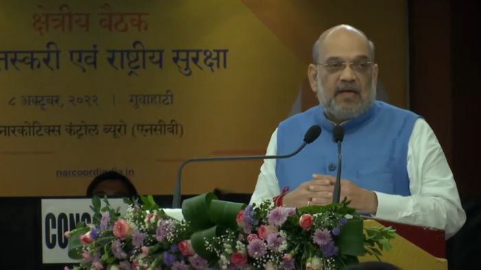 Amit Shah presides over a meeting on Drug Trafficking and National Security