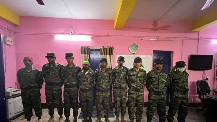 9 Adivasi People’s Liberation Army cadres surrender in Karbi Anglong
