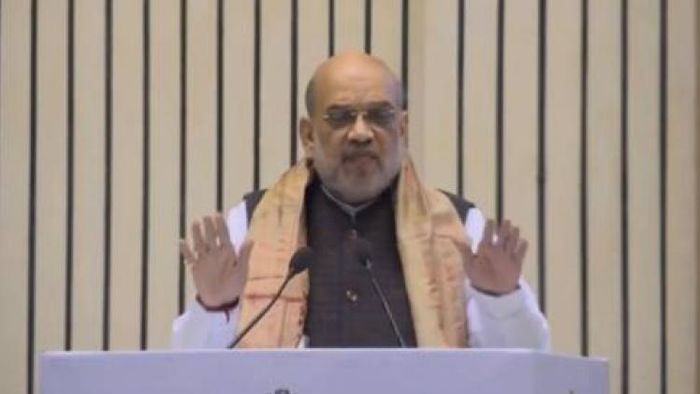 Amit Shah speaking at the 400th birth anniversary celebrations of Bir Lachit Borphukan in New Delhi