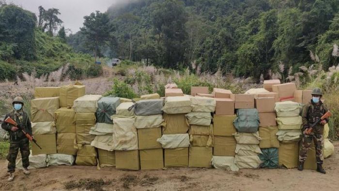 Foreign-origin cigarettes seized in Mizoram