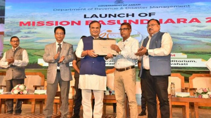 Assam Chief Minister Himanta Biswa Sarma launches Mission Basundhara 2.0 in Guwahati
