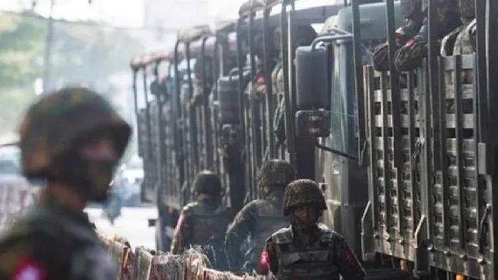 File Photo of Myanmar Junta