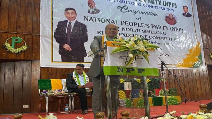 National People’s Party president, Dr W R Kharlukhi