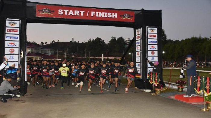 Assam Rilfes organises Half Marathon