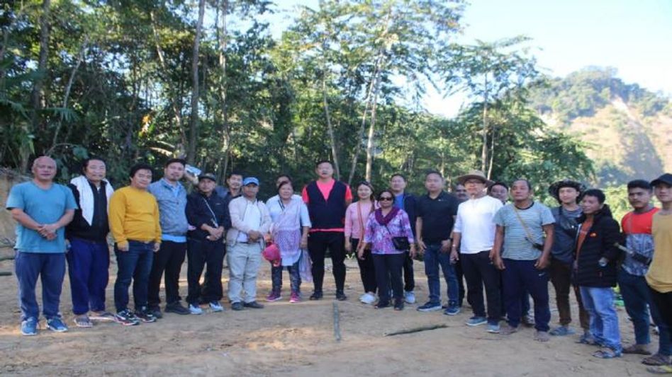 Arunachal: Itanagar Municipal Corporation Mayor inspects ongoing SWMP projects at Dapo Yarlo Arunachal: Itanagar Municipal Corporation Mayor inspects ongoing SWMP projects at Dapo Yarlo