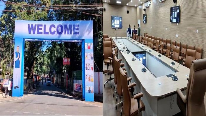 Preparations in full swing in Silchar for the upcoming Assam Cabinet meeting