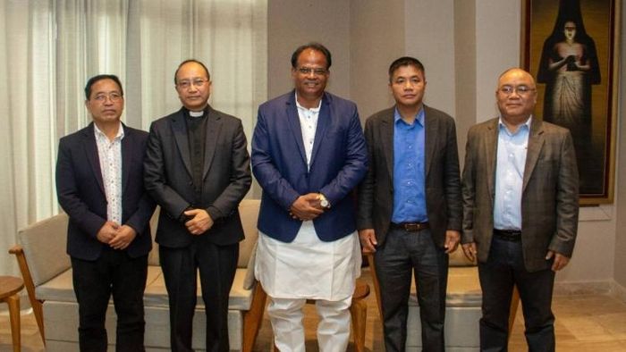 Union Minister John Barla meets church leaders in Mizoram