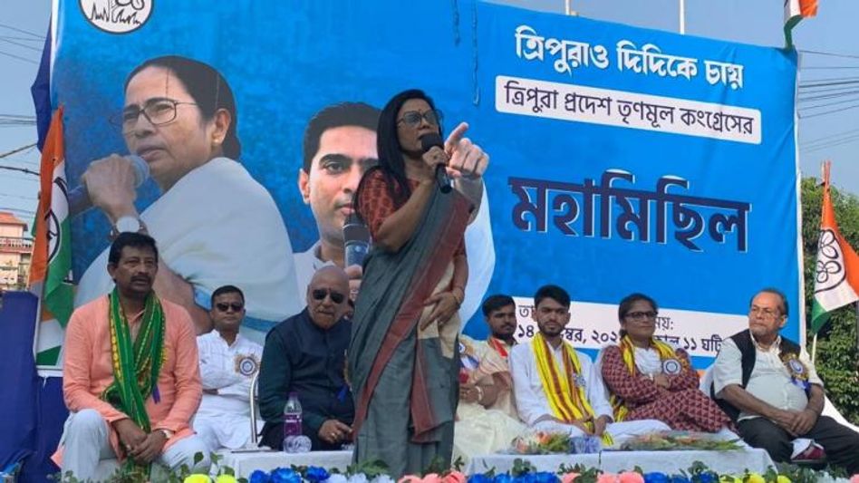 Tripura BJP’s promises are like ‘fairytales’: TMC leader Mahua Moitra Tripura BJP’s promises are like ‘fairytales’: TMC leader Mahua Moitra