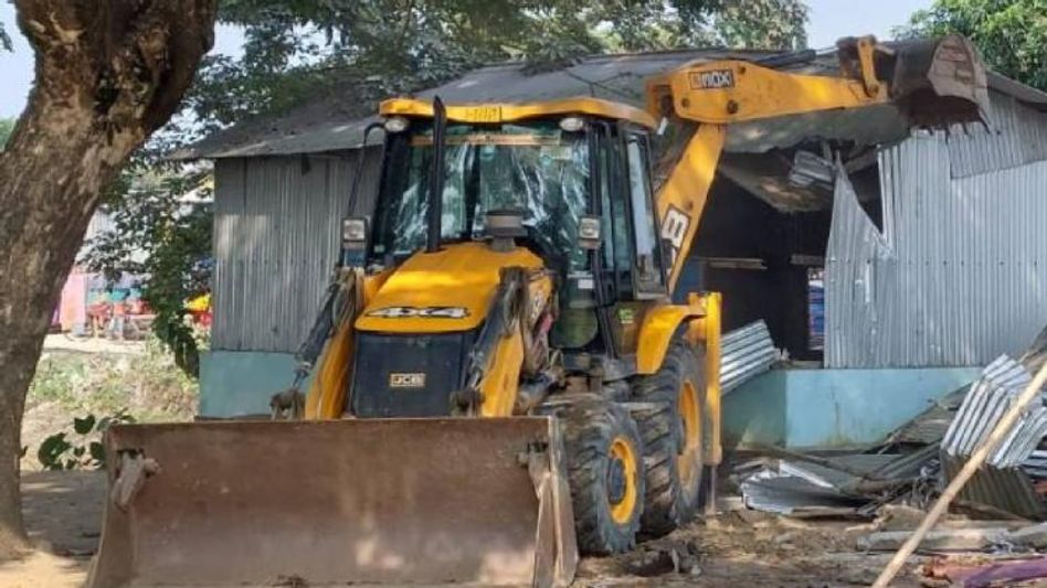 Tension flares after anti-encroachment drive carried out at Assam-Nagaland border Tension flares after anti-encroachment drive carried out at Assam-Nagaland border