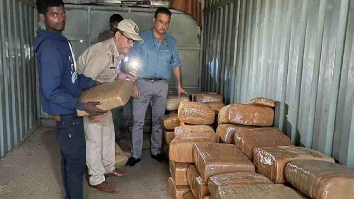 Guwahati Police seize 500 kg ganja at Gorchuk area