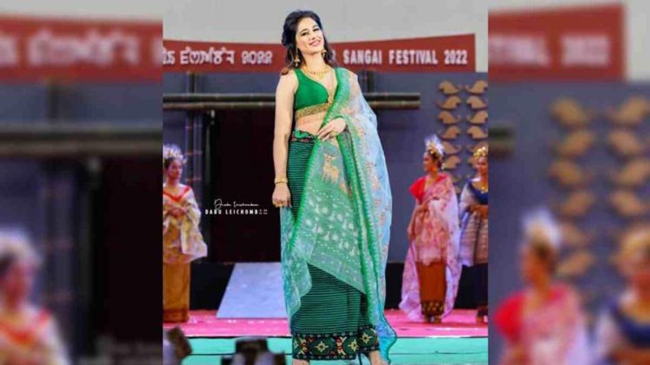 manipuri traditional dress fashion show A mesmerizing showcase of Manipuri women's traditional attire by renowned designer Suresh Arubam at the NEST Fest Fashion Show! Gracing the runway as showstoppers were the stunning Angelia N Marwin, bringing elegance,
