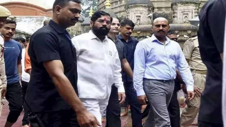 Maharashtra CM Eknath Shinde arrives in Guwahati to seek blessings from Maa Kamahkaya 