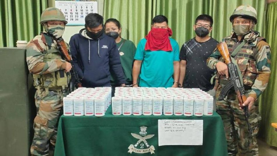 Mizoram: Police seize 1 lakh Pseudoephedrine tablets worth Rs 12 lakh in Aizawl, 4 held Mizoram: Police seize 1 lakh Pseudoephedrine tablets worth Rs 12 lakh in Aizawl, 4 held