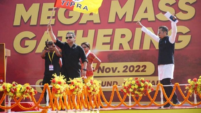 TIPRA Motha Chief Pradyot Manikya Deb Barma