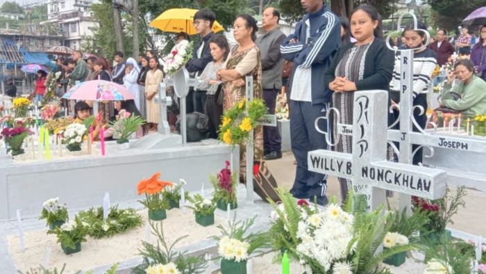 All Souls' Day observed at Catholic cemetery