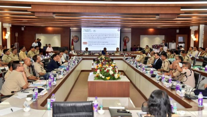 Assam CM Himanta Biswa Sarma chairs SPs' conference in Guwahati