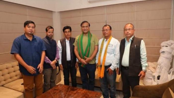 Indigenous Peoples Front of Tripura meets Assam CM Himanta Biswa Sarma