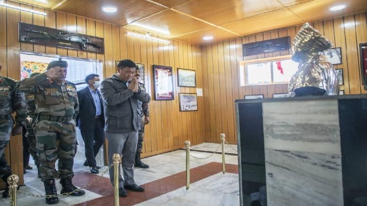 Renovated War Memorial in Arunachal's Tawang