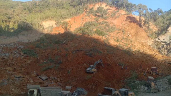 Several labourers feared trapped after stone quarry collapse in Mizoram