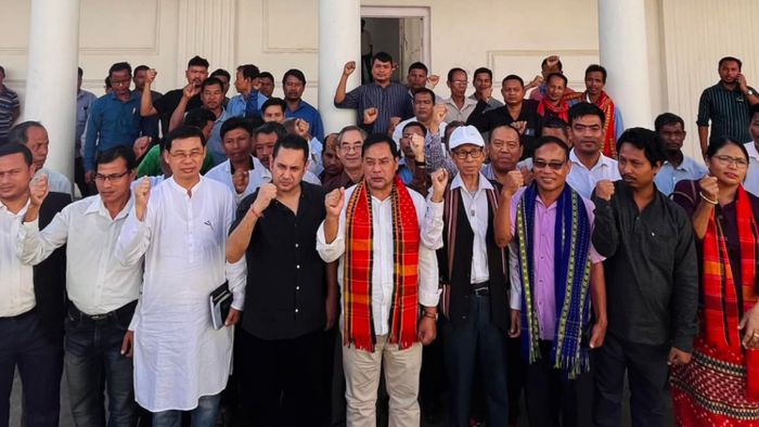 Former IPFT MLA Mevar Kumar Jamatia joins TIPRA Motha