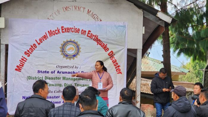 State level mock exercise on earthquake scenario held in Tawang