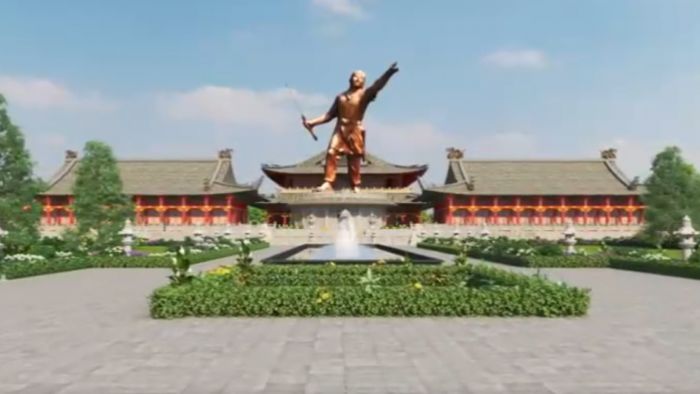 3D model of Lachit Barphukan statue