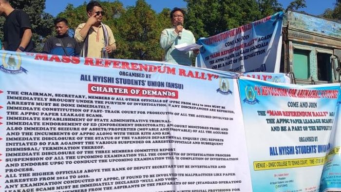 90 organisations hold massive rally against APPSC paper leakage scam