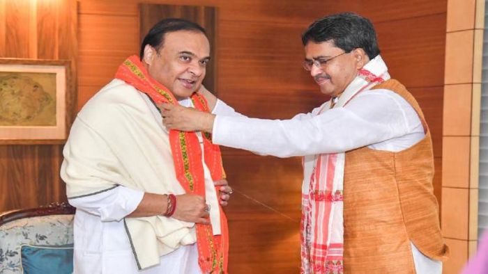 Assam CM with Tripura CM