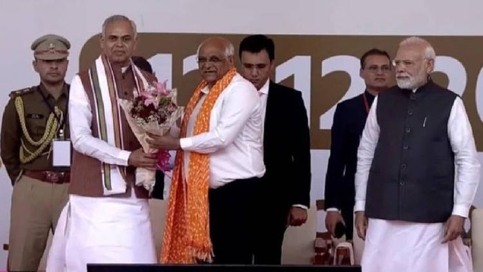 Bhupendra Patel took oath as the 18th Chief Minister of Gujarat
