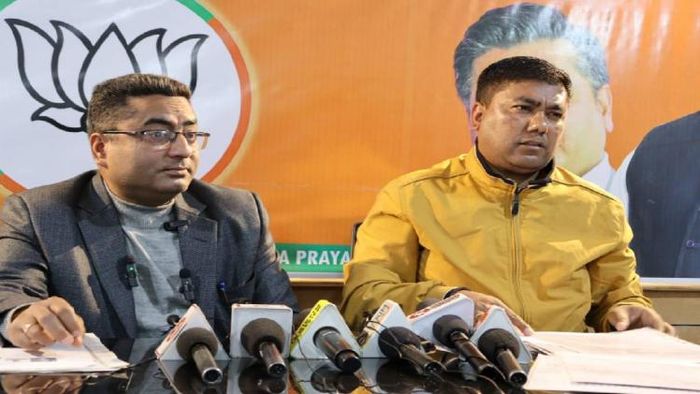 BJP press conference in Sikkim