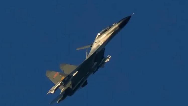 Chinese J-11 military fighter jet