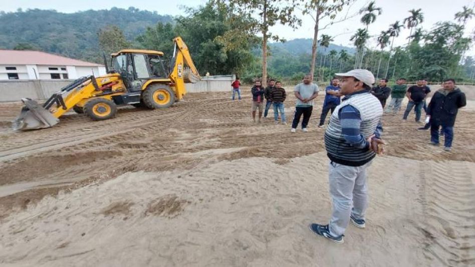 Assam: Forest department conducts operation against illegal stocking of sand on government land in Boko Assam: Forest department conducts operation against illegal stocking of sand on government land in Boko