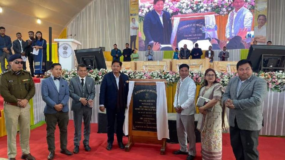 Meghalaya CM Conrad Sangma inaugurates new Community and Rural Development block in West Khasi Hills Meghalaya CM Conrad Sangma inaugurates new Community and Rural Development block in West Khasi Hills
