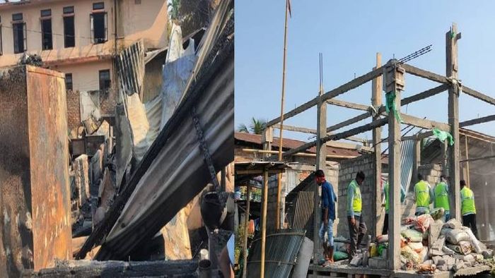 Demolition drive at Guwahati's Bhootnath