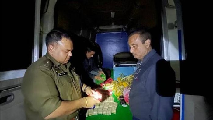 Drugs seized from an ambulance