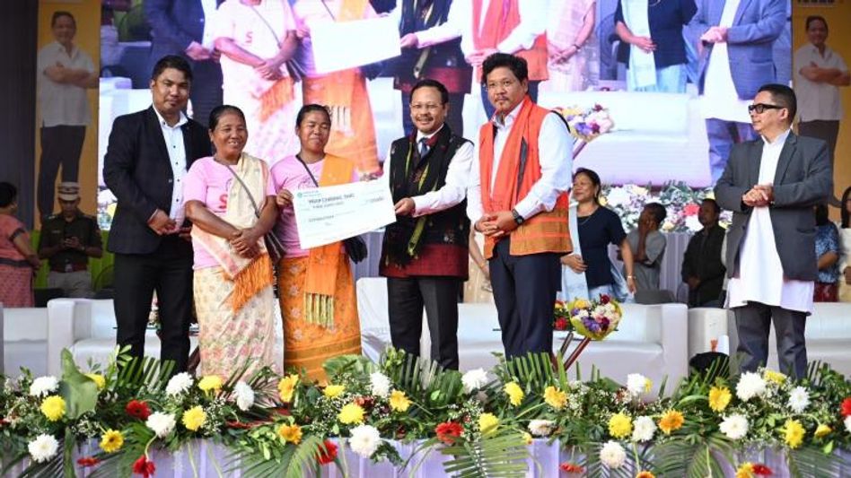 Meghalaya CM distributes Rs 5,000 to more than 53,000 farmers in state Meghalaya CM distributes Rs 5,000 to more than 53,000 farmers in state